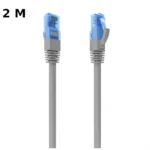 Cabo de rede RJ45 Cat6 UTP UTP CCA AWG26 até 1000 Mbps 2 mts Aisens A135-0777 Cinzento