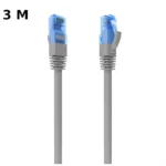Cabo de rede RJ45 Cat6 UTP UTP CCA AWG26 até 1000 Mbps 3 mts Aisens A135-0778 Cinzento