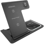Aisens Carregador Wireless USB-C 3 em 1 15W – Preto