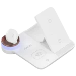 Aisens ASCH-15W4WC062-BK Carregador Wireless USB-C 4 em 1 15W – Branco - Image 3