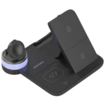 Aisens ASCH-15W4WC062-BK Carregador Wireless USB-C 4 em 1 15W – Preto - Image 2