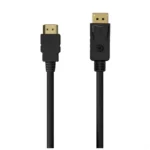 AISENS A125-0551 DisplayPort  A HDMI 1,5 metros Preto - Cabo