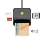 AISENS ASCR-SN02SD-BK leitor de cartões inteligente