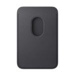Carteira MagSafe com trançado fino para iPhone, Preto - Image 2