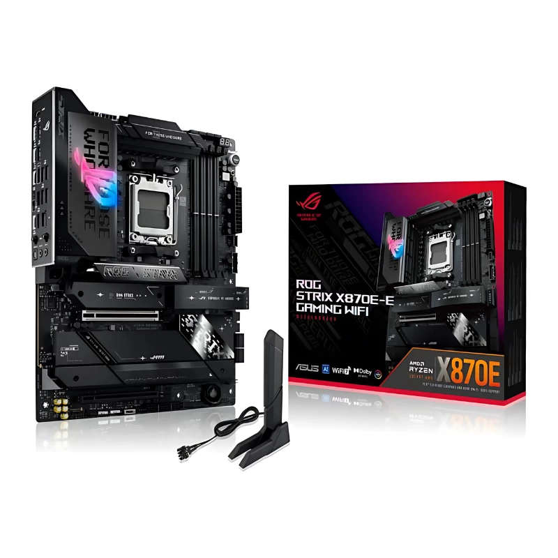 ASUS ROG STRIX X870E-E GAMING WIFI Soquete AM5 ATX - Image 1