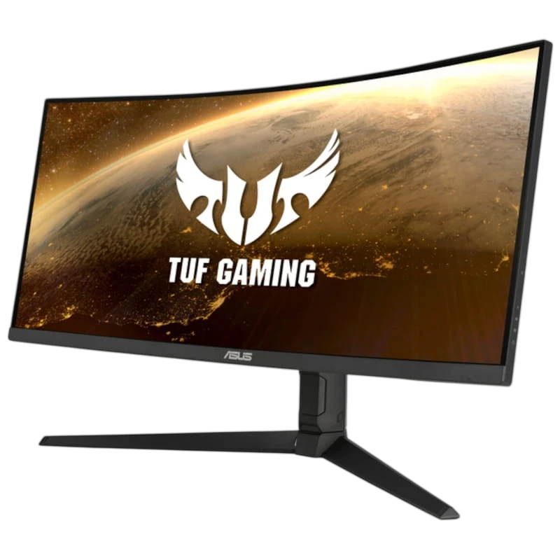 ASUS TUF Gaming VG34VQL1B 34 WQHD VA UltraWide Curvo 165Hz FreeSync Premium Preto de Computador - Image 1