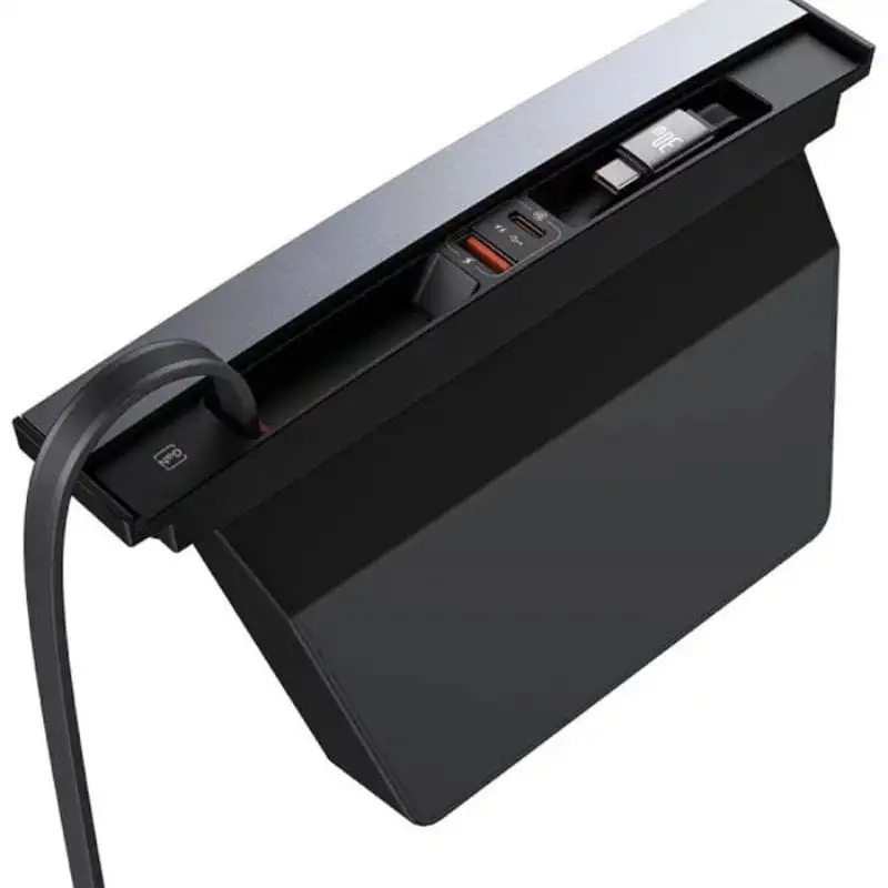 Baseus T-Space Hub USB-C para Lightning Retrátil Tesla (Model 3 / Y) - Image 3