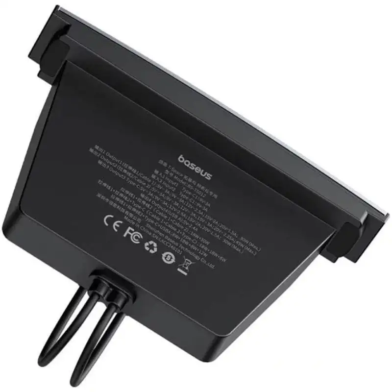 Baseus T-Space Hub USB-C para Lightning Retrátil Tesla (Model 3 / Y) - Image 4