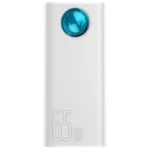 Baseus Amblight 30000 mAh 65W Branco - Banco de potência