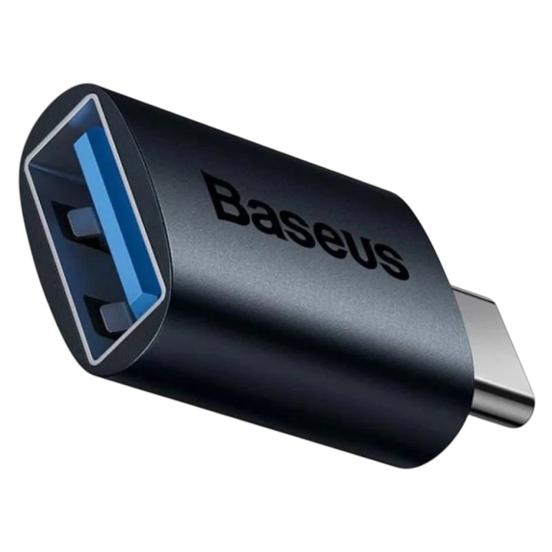Baseus Ingenuity ZJJQ000001 USB 2.0 Preto - Adaptador USB-C para USB-A - Image 1