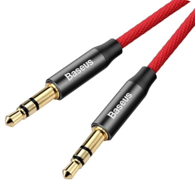 Baseus Yiven Cabo Adaptador Mini Jack 3,5mm Macho para Mini Jack 3,5mm Macho 1.5M Preto - Image 1