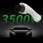Carregador portátil para carros elétricos 16A / 3,5KW / Ficha Schuko / 10M - EV GBT + Adaptador de EV GBT para EV Tipo 2 - Image 3