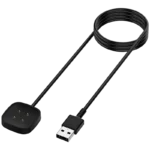 Carregador Fitbit Versa 3 / Versa 4 Preto