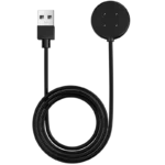 Carregador para Google Pixel Watch 3 / Pixel Watch 2 / Fitbit Versa 4 / Versa 3 Preto USB-A Compatível