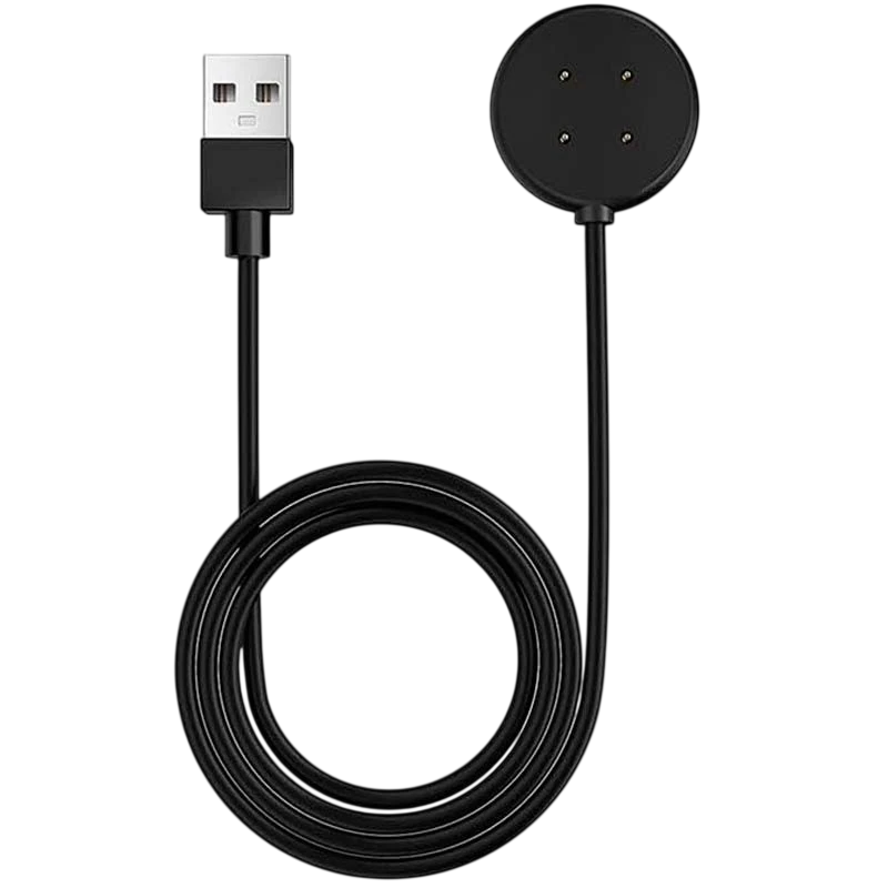 Carregador para Google Pixel Watch 3 / Pixel Watch 2 / Fitbit Versa 4 / Versa 3 Preto USB-A Compatível - Image 1