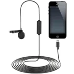 Microfone Lavalier COMICA para Smartphone Lightning 4,5 m