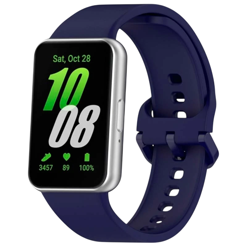 Pulseira de silicone Samsung Galaxy Fit 3 Azul Escuro - Image 1