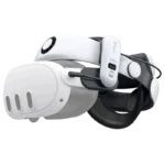 Correia BOBOVR S3 PRO com bateria e ventilação para Meta Quest 3 / Quest 3S Branco - Acessório para óculos VR