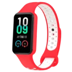 Pulseira Xiaomi Mi Smart Band 8 Active / Redmi Smart Band 2 Dual Color Vermelho+Branco