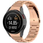 Pulseira Metal Elos Samsung Galaxy Watch 4/5/6 Dourado Rosa