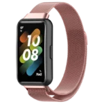 Pulseira Huawei Band 7 Milanesa Magnética Rosa