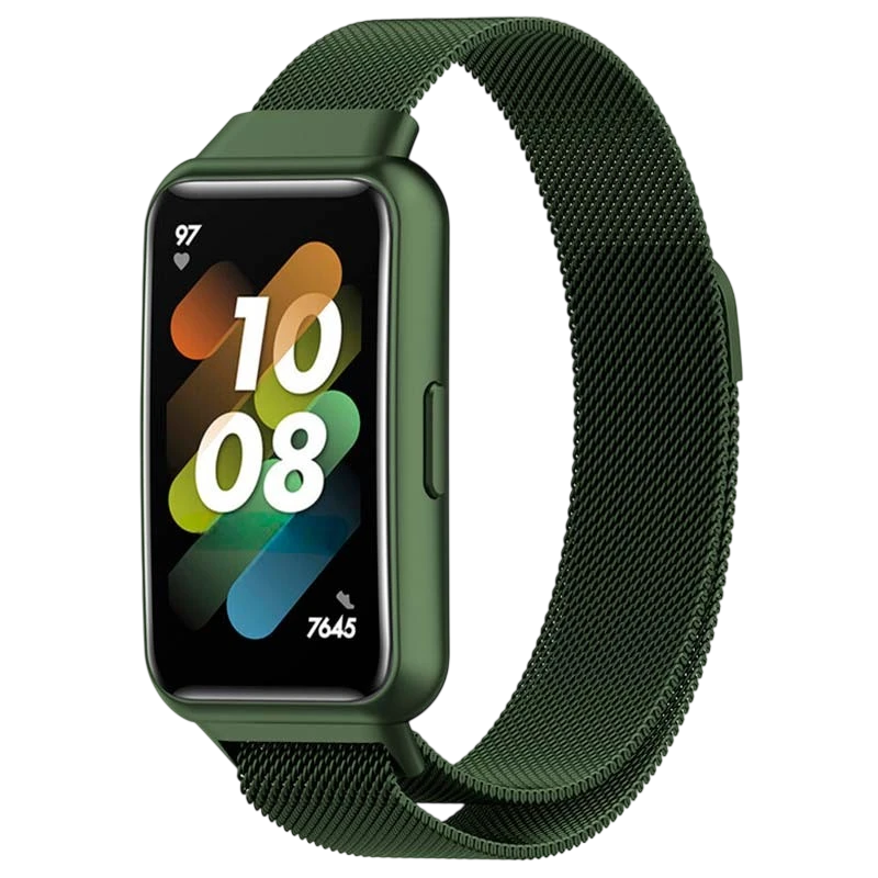Pulseira Huawei Band 7 Milanesa Magnética Verde Floresta - Image 1