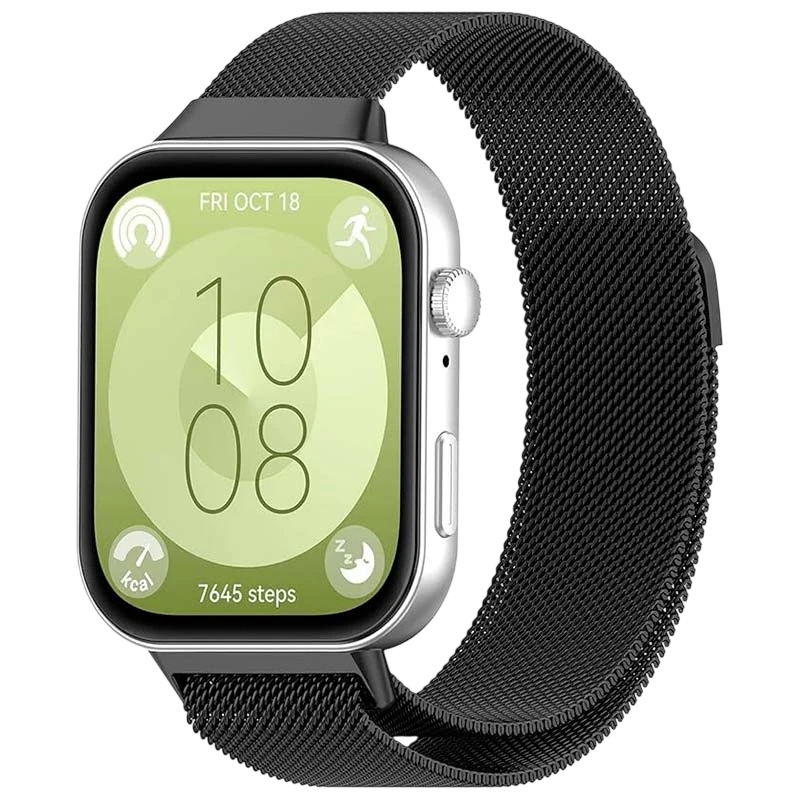 Pulseira Milanesa Magnética Huawei Watch Fit 3 Preto - Image 1