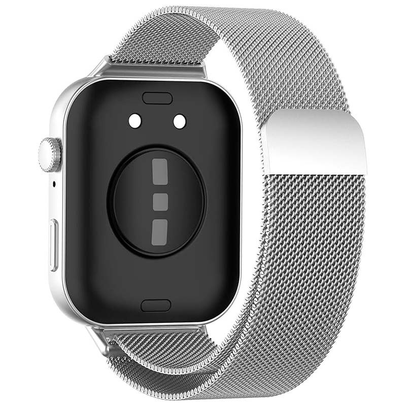 Pulseira Milanesa Magnética Huawei Watch Fit 3 Prateado - Image 2