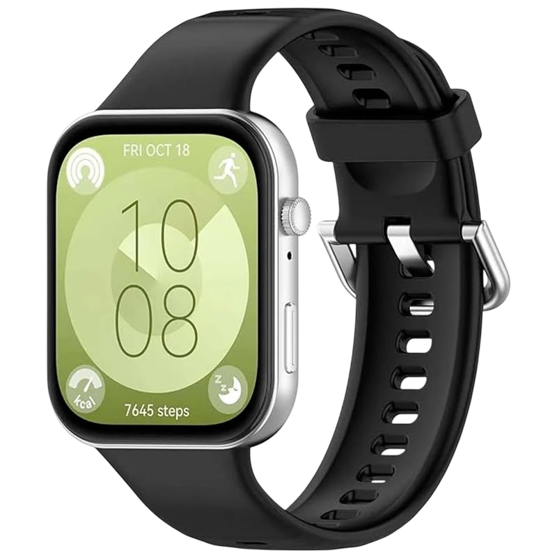 Pulseira de silicone Huawei Watch Fit 3 Preto - Image 1