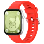 Pulseira de silicone Huawei Watch Fit 3 Vermelho