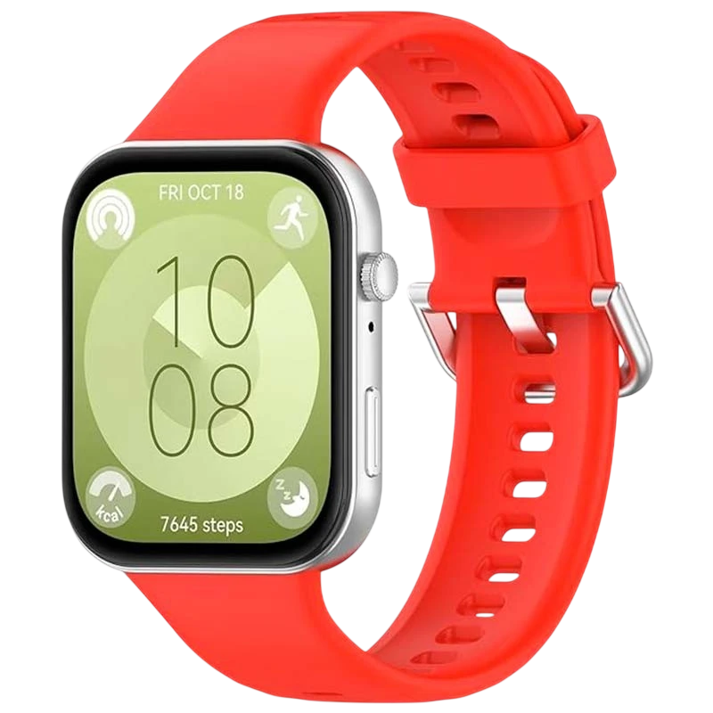 Pulseira de silicone Huawei Watch Fit 3 Vermelho - Image 1