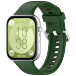 Pulseira de silicone Huawei Watch Fit 3 Verde Escuro