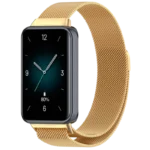 Pulseira Milanesa Magnética Huawei Band 8 / Huawei Band 9 / Honor Band 9 Dourado