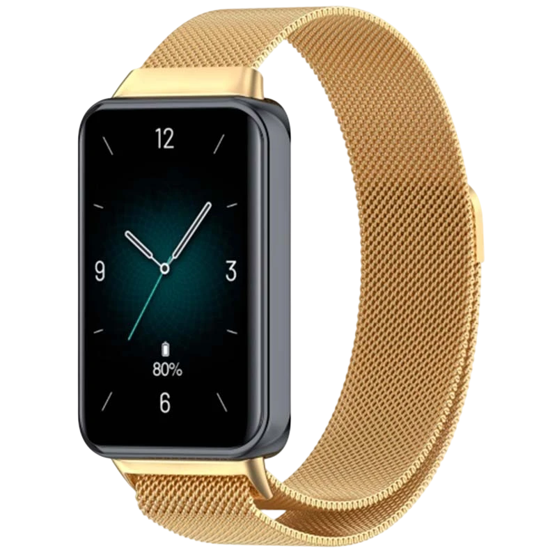 Pulseira Milanesa Magnética Huawei Band 8 / Huawei Band 9 / Honor Band 9 Dourado - Image 1