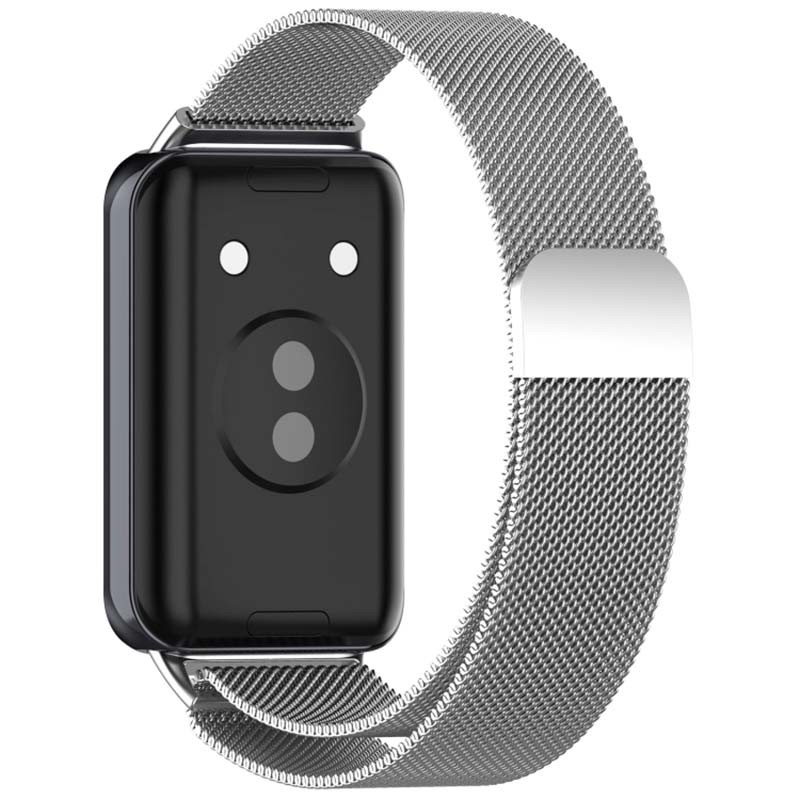 Pulseira Milanesa Magnética Huawei Band 8 / Huawei Band 9 / Honor Band 9 Prateado - Image 2