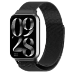 Pulseira Milanesa Magnética Xiaomi Mi Smart Band 9 Pro / Band 8 Pro / Redmi Watch 4 / Redmi Watch 5 Preto