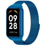 Pulseira Milanesa Magnética Xiaomi Mi Smart Band 8 Active / Redmi Smart Band 2 Azul