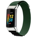Pulseira Fitbit Charge 5 / Charge 6 Nylon Verde