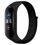 Pulseira Xiaomi Mi Smart Band 6 / Mi Band 5 / Amazfit Band 5 Nylon - Preto
