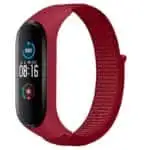 Pulseira Xiaomi Mi Smart Band 6 / Mi Band 5 / Amazfit Band 5 Nylon - Vermelho