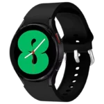 Pulseira de silicone Samsung Galaxy Watch 4/5/6 Preto