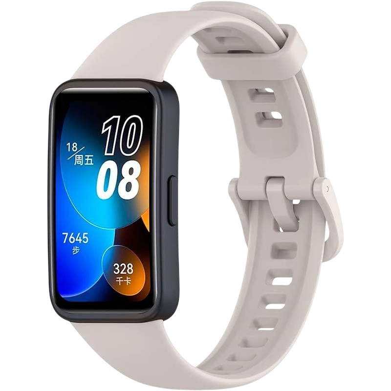 Pulseira Huawei Band 8 / Huawei Band 9 / Honor Band 9 Silicone Cinzento Claro - Image 1