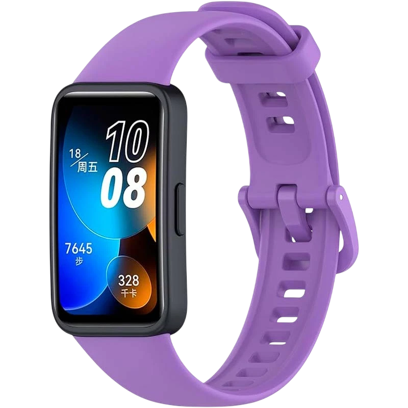Pulseira Huawei Band 8 / Huawei Band 9 / Honor Band 9 Silicone Roxo - Image 1