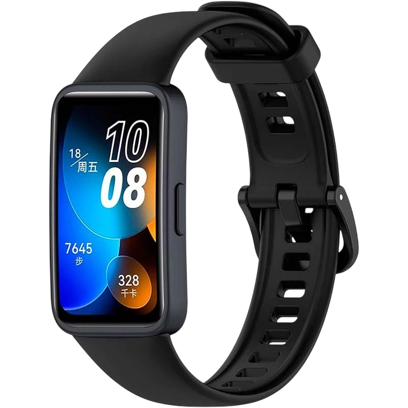 Pulseira Huawei Band 8 / Huawei Band 9 / Honor Band 9 Silicone Preto - Image 1