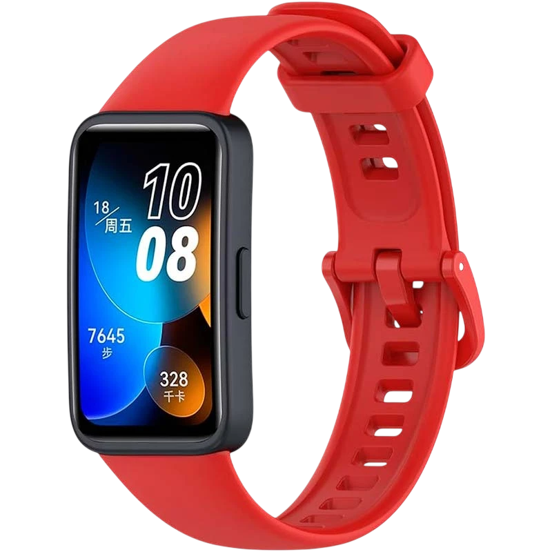 Pulseira Huawei Band 8 / Huawei Band 9 / Honor Band 9 Silicone Vermelho - Image 1