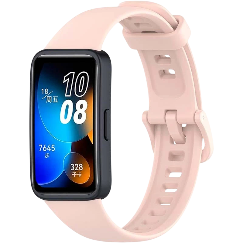 Pulseira Huawei Band 8 / Huawei Band 9 / Honor Band 9 Silicone Rosa - Image 1