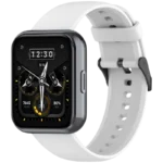 Pulseira de silicone Realme Watch 3 / 3 Pro Branco