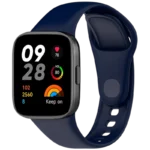 Pulseira de silicone Xiaomi Redmi Watch 3 Azul Escuro