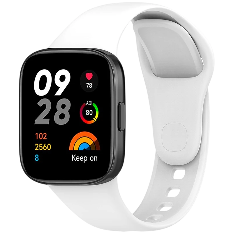 Pulseira de silicone Xiaomi Redmi Watch 3 Branco - Image 1