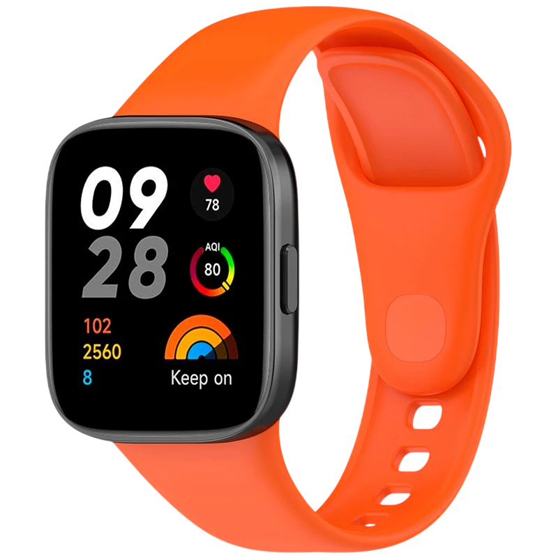 Pulseira de silicone Xiaomi Redmi Watch 3 Laranja - Image 1